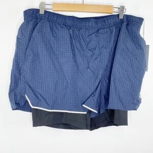 VRST Dark Blue Hybrid Run Shorts Running Training Compression Mens Size XL